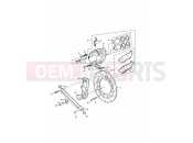 Triumph 1996 ADVENTURER Rear Brake Disc and Caliper