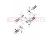 Triumph 2000 ADVENTURER Footrests & Mountings