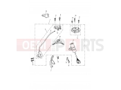 Triumph 2009 ROCKET III, CLASSIC & ROADSTER Ignition Switch & Lock Set 343680