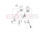 Triumph 2012 ROCKET III, CLASSIC & ROADSTER Ignition Switch & Lock Set 343681