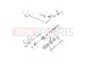 Triumph 2014 THUNDERBIRD LT Gear Selectors & Pedal