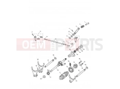 TRIUMPH THUNDERBIRD STORM Gear Selectors & Pedal