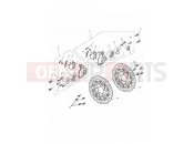 Triumph 2013 THUNDERBIRD STORM Front Brake Caliper & Discs