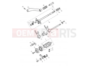 Triumph 2012 BONNEVILLE T100 EFI Gear Selector & Pedal