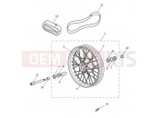 Triumph 2017 BONNEVILLE T100 Front Wheel