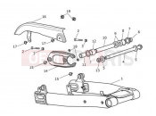 Triumph 2017 BONNEVILLE T100 Swingarm Assembly