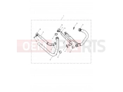 Triumph 2017 BONNEVILLE T100 Exhaust Header, Pair, Black