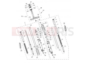 Triumph 2021 BONNEVILLE T100 Front Forks & Lower Yoke