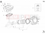 DUCATI 2003 Monster 800 CYLINDER - PISTON » ENGINE CASE