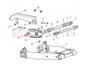 TRIUMPH BONNEVILLE T120 Swingarm Assembly