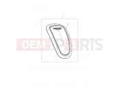 Triumph 2020 STREET SCRAMBLER Kit, Tank Pad Rubber