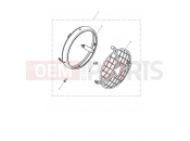 Triumph 2021 STREET SCRAMBLER Grille & Bezel, Headlight