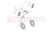 Triumph 2020 SCRAMBLER 1200 XC Front Brake Caliper & Discs