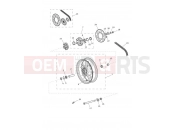 TRIUMPH Tiger 800 > 674841 TIGER 800 Rear Wheel & Final Drive