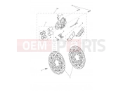 Triumph 2012 Tiger 800 > 674841 TIGER 800XC Front Brake Caliper & Disc