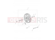 Triumph 2017 Tiger 800 674842 > TIGER XRT Front Wheel