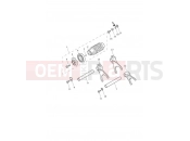 Triumph 2019 TIGER 800 XCA 855532 > Gear Selector Drum