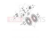 Front Brake Caliper & Disc - Triumph TIGER 800 XCX 855532 > 2019