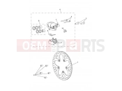 TRIUMPH TROPHY 1215 Rear Brake Caliper & Disc