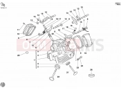 DUCATI 2003 Supersport 800 S VERTICAL CYLINDER HEAD » VALVE DRIVE