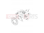 Triumph 2004 SPEEDMASTER CARBS Rear Brake Caliper & Disc