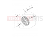 Triumph 2007 SPEEDMASTER EFI Front Wheel 469050