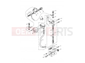 Triumph 2010 SPEEDMASTER EFI Rear B. Master Cylinder 469050