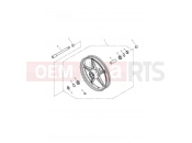Triumph 2011 SPEEDMASTER EFI Front Wheel 469051