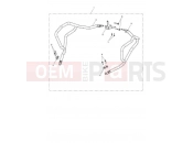Triumph 2020 TIGER 900 GT Upper Engine Bar Kit, SS