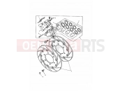 Triumph 2003 TROPHY 29156 > Front Brake Caliper & Discs