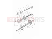Triumph 1993 TROPHY > 29155 Alternator & Starter Drive Gears