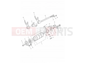Triumph 1995 TROPHY > 29155 Gear Selector Drum