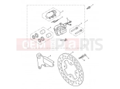 Triumph 2008 SCRAMBLER EFI Rear Brake Caliper & Disc