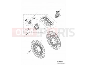 TRIUMPH TT600 Front Brake Caliper & Discs