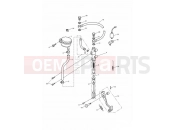 Triumph 2001 TT600 Rear Brake Master Cylinder