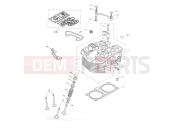 Triumph 2005 THRUXTON 900 CARBS Cylinder Head & Valves
