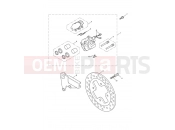 Triumph 2014 THRUXTON 900 EFI Rear Brake Caliper & Disc