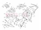 Triumph 2013 DAYTONA 675 from VIN 564948 Side Fairings