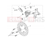 Triumph 2013 DAYTONA 675 from VIN 564948 Rear Brake & Disc