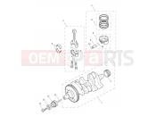 Triumph 2013 DAYTONA 675 from VIN 564948 Crankshaft, Connecting Rods...