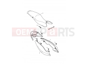 Rear Bodywork & Seat - Triumph STREET TRIPLE > 560476 2012