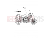Bodywork Decals 480781 - Triumph STREET TRIPLE > 560476 2012
