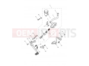 Triumph 2017 STREET TRIPLE S 803572 > Rear Brake Master Cylinder...