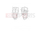 Triumph 2005 AMERICA CARBS Crankcase Fixings