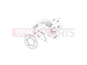 Triumph 2008 AMERICA EFI Rear Brake Caliper & Disc