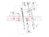 Triumph 2010 AMERICA EFI Front Forks & Lower Yoke 468390