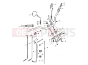 Triumph 2011 AMERICA EFI Handlebars, Top Yoke, Cables & Mirrors 468390
