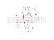 Triumph 2012 AMERICA EFI Front Forks & Lower Yoke 468391