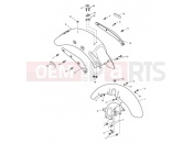 Triumph 2013 AMERICA EFI Mudguards