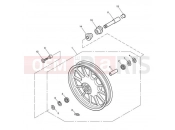 Triumph 2013 AMERICA EFI Front Wheel 468390
